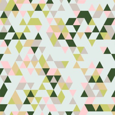 riangle sorunsuz arka plan üçgen şekiller farklı renkler ile. 