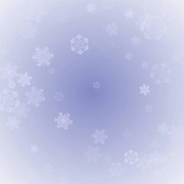 雪のクリスマスの背景. — ストックベクタ