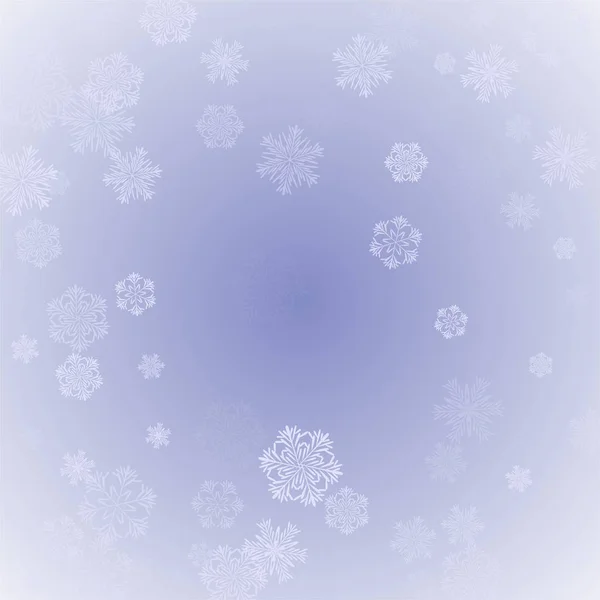 雪のクリスマスの背景. — ストックベクタ