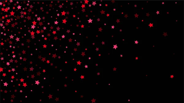 Абстрактний фон з багатьма випадковими падаючими золотими зірками Confetti на тлі . — стоковий вектор