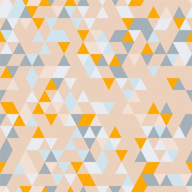 riangle sorunsuz arka plan üçgen şekiller farklı renkler ile. 