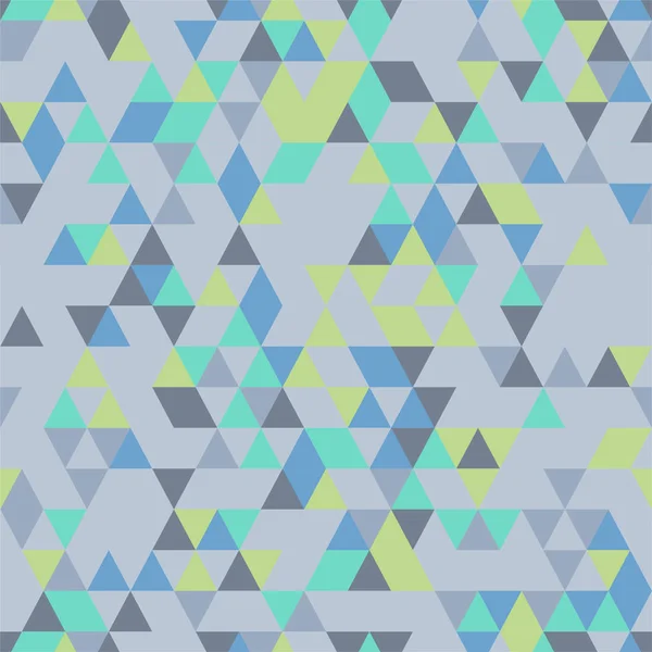 Бесшовный фон с треугольными фигурами разных цветов . — стоковый вектор