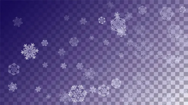 雪のクリスマスの背景. — ストックベクタ