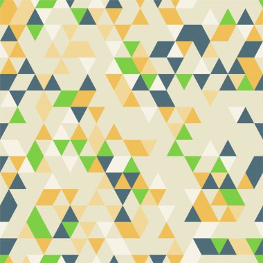 riangle sorunsuz arka plan üçgen şekiller farklı renkler ile. 