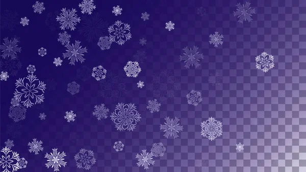 雪のクリスマスの背景. — ストックベクタ