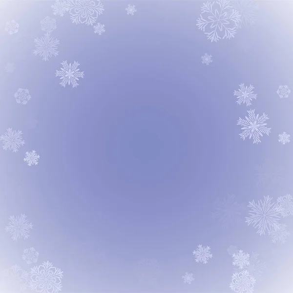 雪のクリスマスの背景. — ストックベクタ