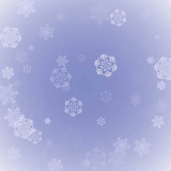 雪のクリスマスの背景. — ストックベクタ