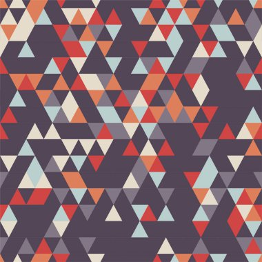 riangle sorunsuz arka plan üçgen şekiller farklı renkler ile. 