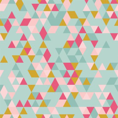 riangle sorunsuz arka plan üçgen şekiller farklı renkler ile. 