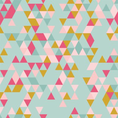 riangle sorunsuz arka plan üçgen şekiller farklı renkler ile. 