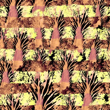 Dikişsiz el suluboya desen çekilmiş. Parlak tasarımı için duvar kağıdı, çini, tekstil, kumaş, ambalaj, paketleme, kamuflaj baskı.