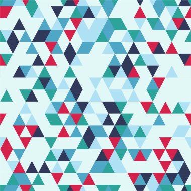 riangle sorunsuz arka plan üçgen şekiller farklı renkler ile. 