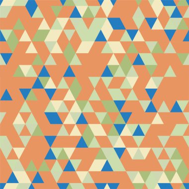 riangle sorunsuz arka plan üçgen şekiller farklı renkler ile. 