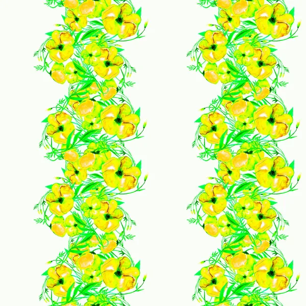 Ακουαρέλα απρόσκοπτη λουλουδάτο μοτίβο. Μοντέρνα Floral φόντο για εκτύπωση κλωστοϋφαντουργίας, πρόσκληση υπόβαθρο, ταπετσαρία σχεδιασμό, εκτύπωση ύφασμα, γαμήλια κάρτα χέρι που ακουαρέλα εικονογράφηση. — Φωτογραφία Αρχείου