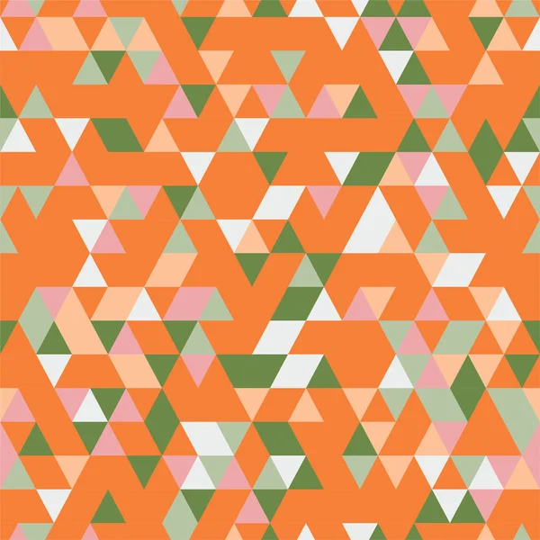 Riángulo Fondo sin costura con formas de triángulo de diferentes colores . — Vector de stock