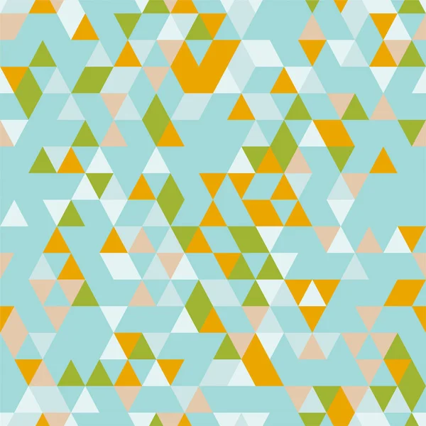 Riángulo Fondo sin costura con formas de triángulo de diferentes colores . — Vector de stock