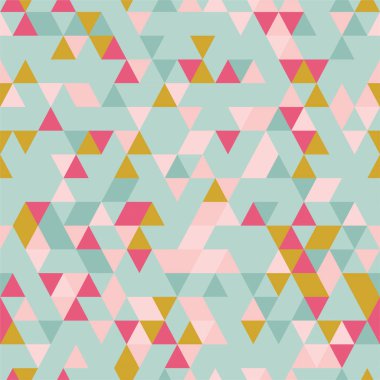 riangle sorunsuz arka plan üçgen şekiller farklı renkler ile. 