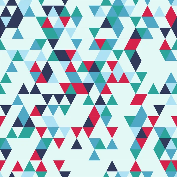 Riángulo Fondo sin costura con formas de triángulo de diferentes colores . — Archivo Imágenes Vectoriales