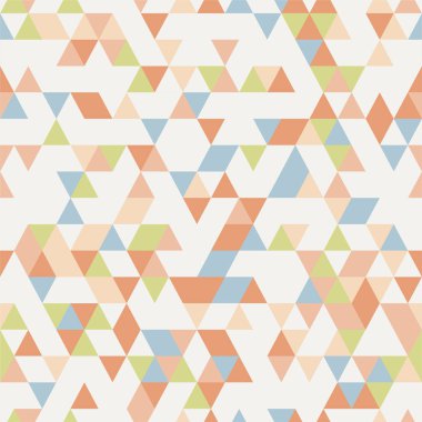 riangle sorunsuz arka plan üçgen şekiller farklı renkler ile. 