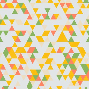 riangle sorunsuz arka plan üçgen şekiller farklı renkler ile. 