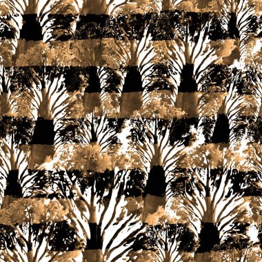 Dikişsiz el suluboya desen çekilmiş. Parlak tasarımı için duvar kağıdı, çini, tekstil, kumaş, ambalaj, paketleme, kamuflaj baskı.