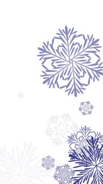 Güzel arka plan düşen kar taneleri ile. Tasarım kar için bir kartpostal, davetiye, afiş, el ilanı ile unsuru. Vektör düşen kar taneleri.