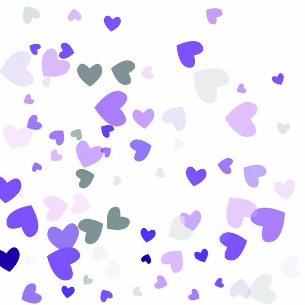 Love Background with Hearts. Illustration avec coeur d'amour pour votre design . — Image vectorielle