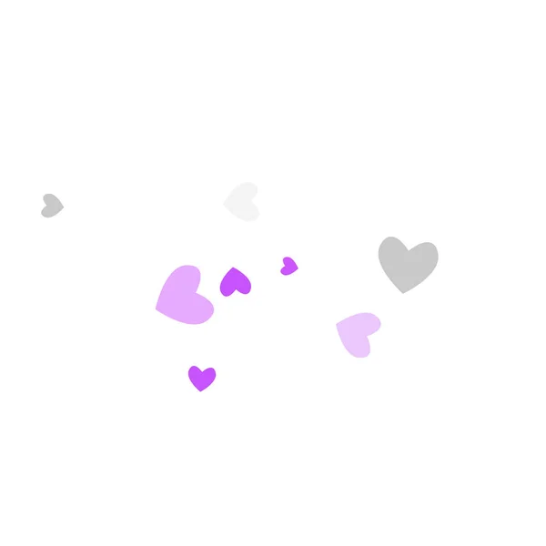 Love Background with Hearts. Illustration avec coeur d'amour pour votre design . — Image vectorielle