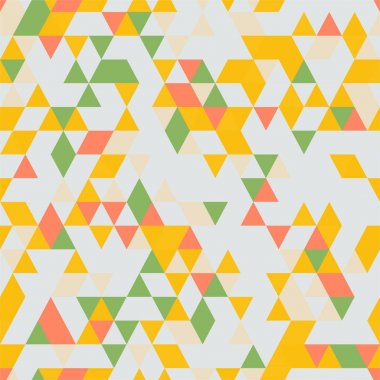 riangle sorunsuz arka plan üçgen şekiller farklı renkler ile. 