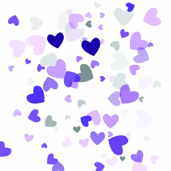 Love Background with Hearts. Illustration avec coeur d'amour pour votre design . — Image vectorielle