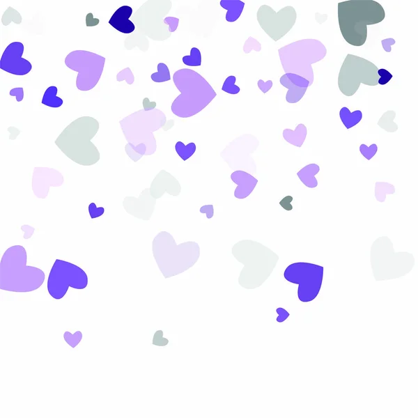 Love Background with Hearts. Illustration avec coeur d'amour pour votre design . — Image vectorielle