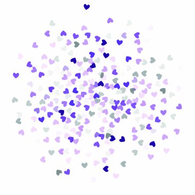 Arka plan kalpleri ile seviyorum. Aşk kalp ile illüstrasyon tasarımınız için.