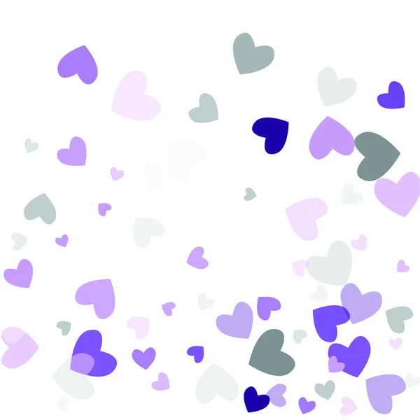 Love Background with Hearts. Illustration avec coeur d'amour pour votre design . — Image vectorielle