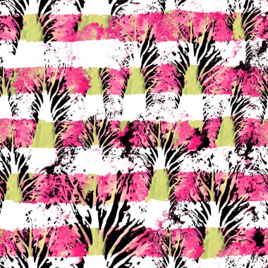 Dikişsiz el suluboya desen çekilmiş. Parlak tasarımı için duvar kağıdı, çini, tekstil, kumaş, ambalaj, paketleme, kamuflaj baskı.