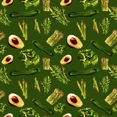 Sebze Seamless Modeli çizgili. Sağlıklı gıda ile tekrarlanabilir model. 