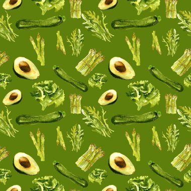 Sebze Seamless Modeli çizgili. Sağlıklı gıda ile tekrarlanabilir model. 