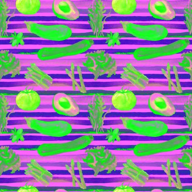 Sebze Seamless modeli. Sağlıklı gıda ile tekrarlanabilir model. 