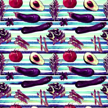 Sebze Seamless modeli. Sağlıklı gıda ile tekrarlanabilir model. 