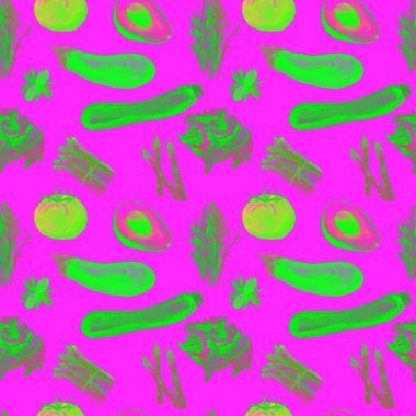 Sebze Seamless modeli. Sağlıklı gıda ile tekrarlanabilir model. 