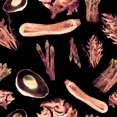 Sebze Seamless modeli. Sağlıklı gıda ile tekrarlanabilir model. 