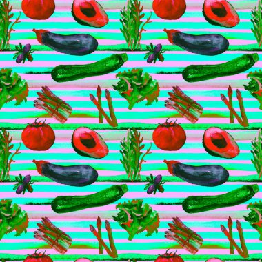 Sebze Seamless modeli. Sağlıklı gıda ile tekrarlanabilir model. 
