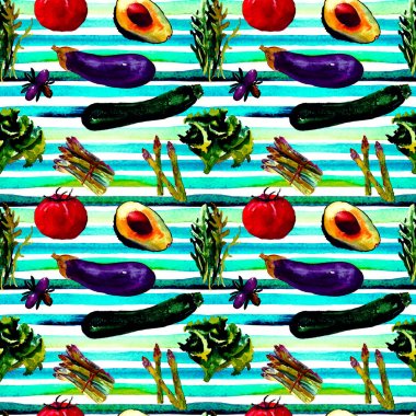 Sebze Seamless modeli. Sağlıklı gıda ile tekrarlanabilir model. 