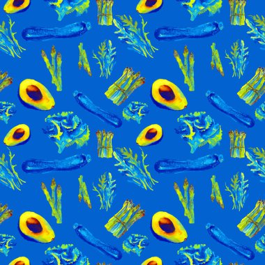 Sebze Seamless Modeli çizgili. Sağlıklı gıda ile tekrarlanabilir model. 