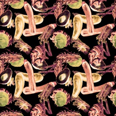 Sebze Seamless modeli. Sağlıklı gıda ile tekrarlanabilir model. 