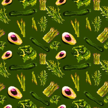 Sebze Seamless Modeli çizgili. Sağlıklı gıda ile tekrarlanabilir model. 