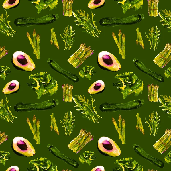 Sebze Seamless Modeli çizgili. Sağlıklı gıda ile tekrarlanabilir model. 