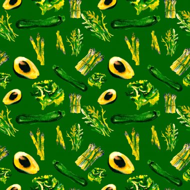 Sebze Seamless Modeli çizgili. Sağlıklı gıda ile tekrarlanabilir model. 