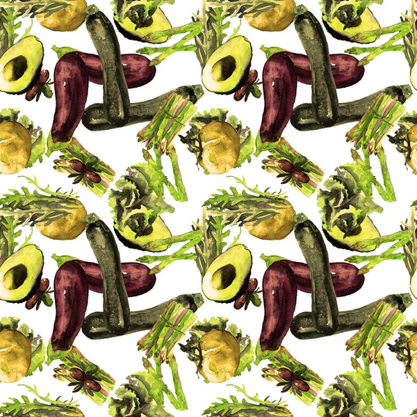 Sebze Seamless modeli. Sağlıklı gıda ile tekrarlanabilir model. 