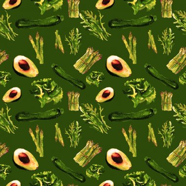 Sebze Seamless Modeli çizgili. Sağlıklı gıda ile tekrarlanabilir model. 