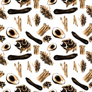 Sebze Seamless modeli. Sağlıklı gıda ile tekrarlanabilir model. 